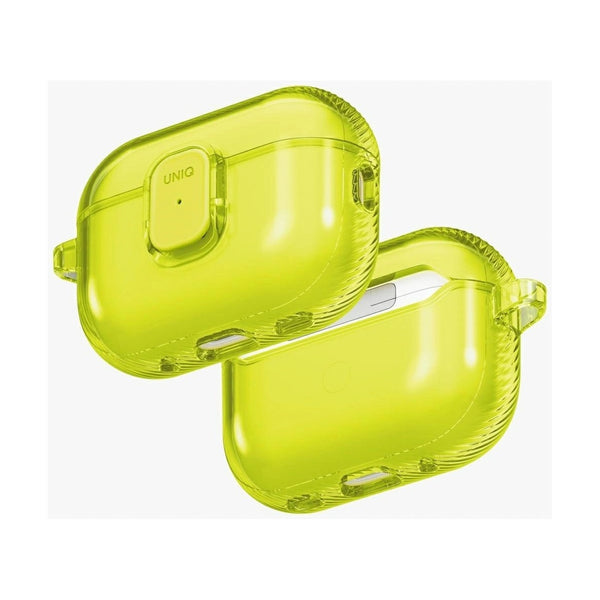 UNIQ GLASE PRO AIRPODS PRO 3RD GEN LOCK CASE - LIGHT LIME
