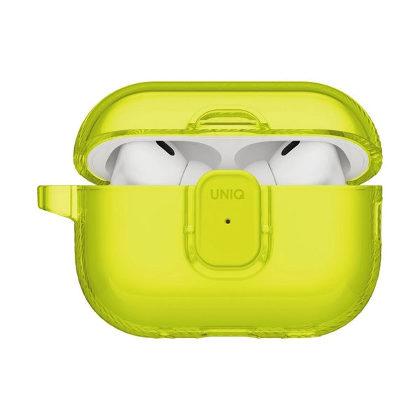 UNIQ GLASE PRO AIRPODS PRO 3RD GEN LOCK CASE - LIGHT LIME