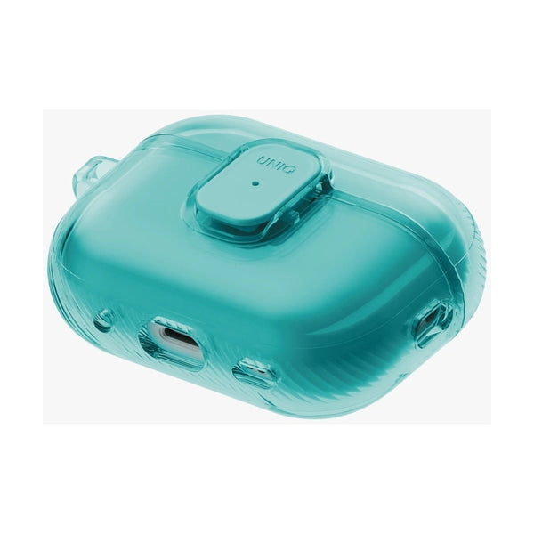 UNIQ GLASE PRO AIRPODS PRO 3RD GEN LOCK CASE - TEAL