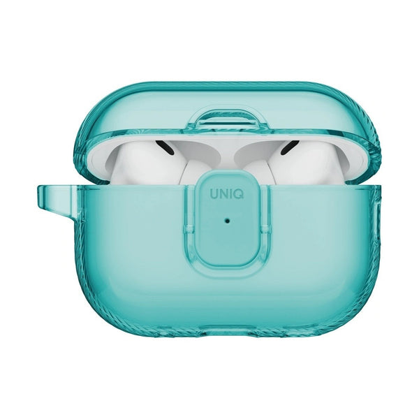 UNIQ GLASE PRO AIRPODS PRO 3RD GEN LOCK CASE - TEAL