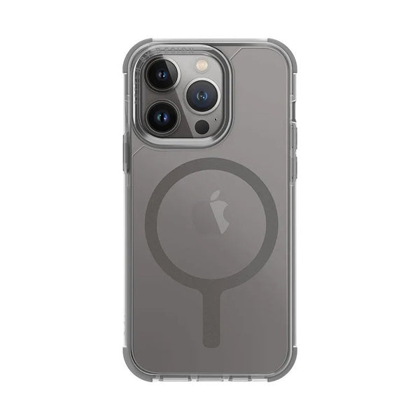UNIQ HYBRID IPHONE 15 PRO MAGCLICK CHARGING COMBAT (AF) - FROST GREY