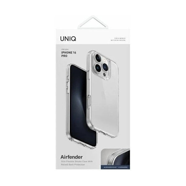 UNIQ HYBRID IPHONE 16 PRO (2024) 6.3 AIR FENDER - NUDE (TRANSPARENT)