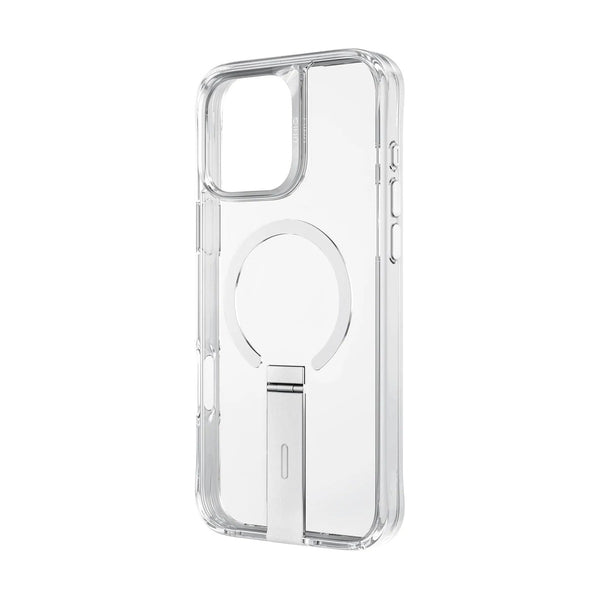 UNIQ HYBRID IPHONE 16 PRO (2024) 6.9 MAGCLICK CHARGING ELEVA WITH VERTICAL STAND - LUCENT (CLEAR)