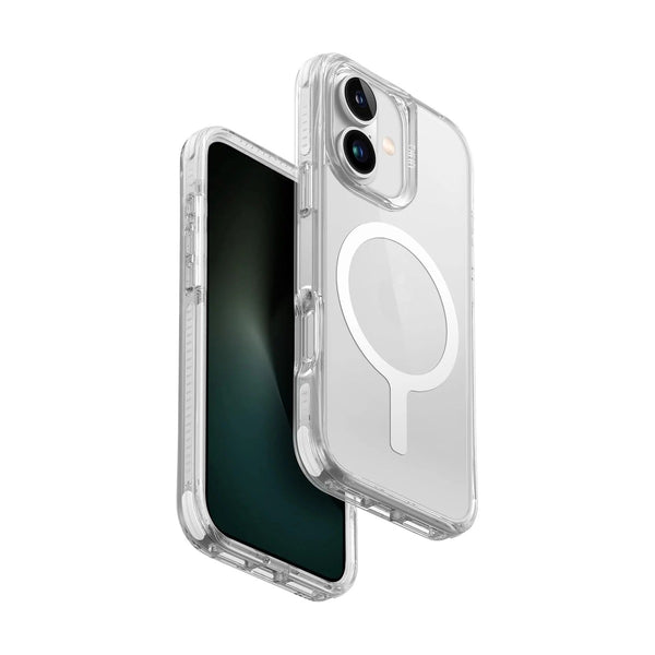 UNIQ HYBRID IPHONE 16 PRO MAGCLICK CHARGING COMBAT ACTIVE (LUMINOUS) - LUME-WHITE