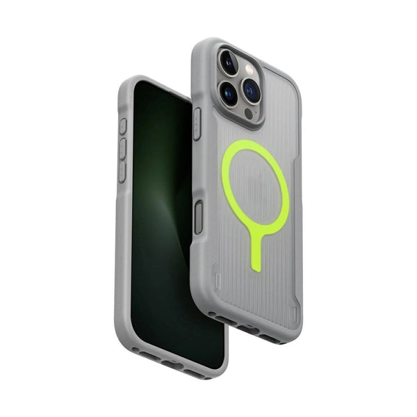 UNIQ HYBRID IPHONE 16 PRO MAX MAGCLICK CHARGING COMBAT ACTIVE - STONE GREY