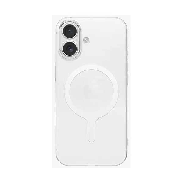 UNIQ HYBRID IPHONE 17 MAGCLICK CHARGING AIRSUIT - GLOSSY CLEAR/WHITE
