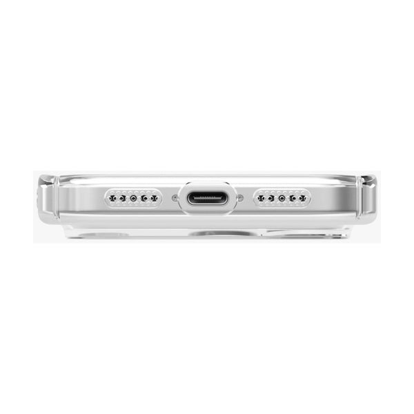UNIQ HYBRID IPHONE 17 PRO MAGCLICK CHARGING AIRSUIT - GLOSSY CLEAR/WHITE