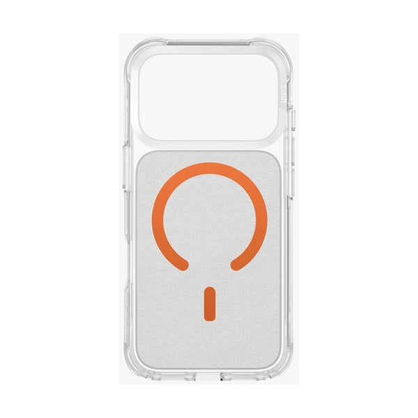 UNIQ HYBRID IPHONE 17 PRO MAGCLICK CHARGING LIFEPRO XTREME (AF) - FROST CLEAR/VOLT ORANGE