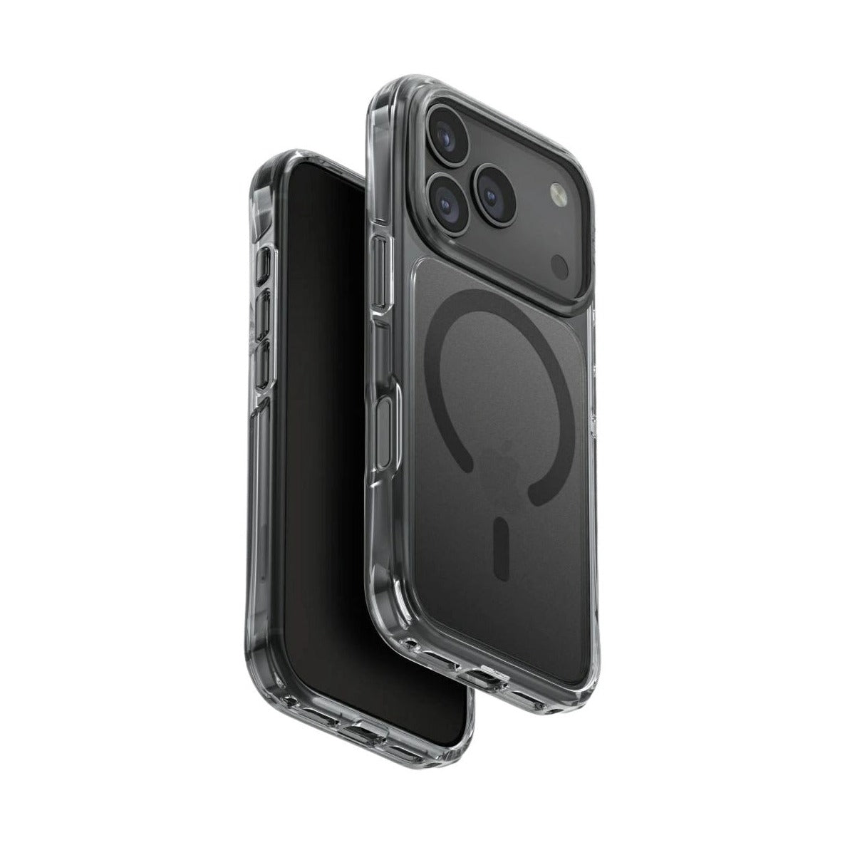 غطاء حماية UNIQ LifePro Xtreme لهاتف iPhone 17 Pro لون Frost Smoke - مضاد لبصمات الأصابع