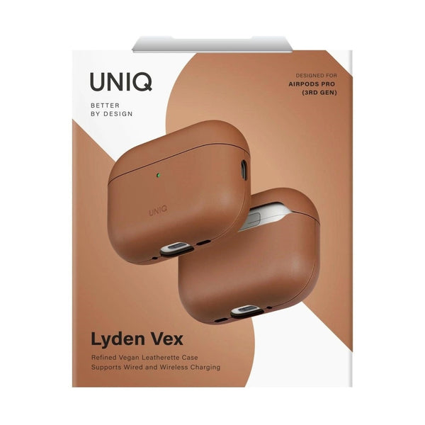 UNIQ LYDEN VEX AIRPODS PRO 3RD GEN CASE - CARAMEL