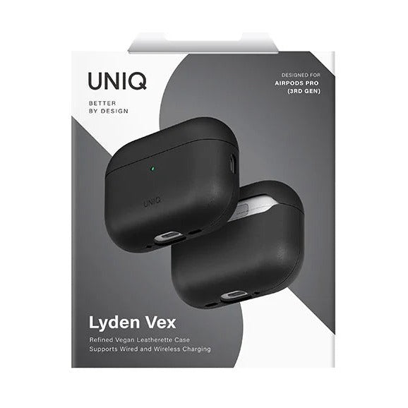 UNIQ LYDEN VEX AIRPODS PRO 3RD GEN CASE - DALLAS BLACK