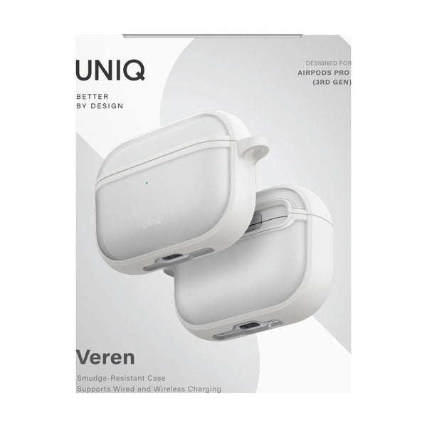 UNIQ VEREN AIRPODS PRO 3RD GEN HANG CASE - CHALK FROST
