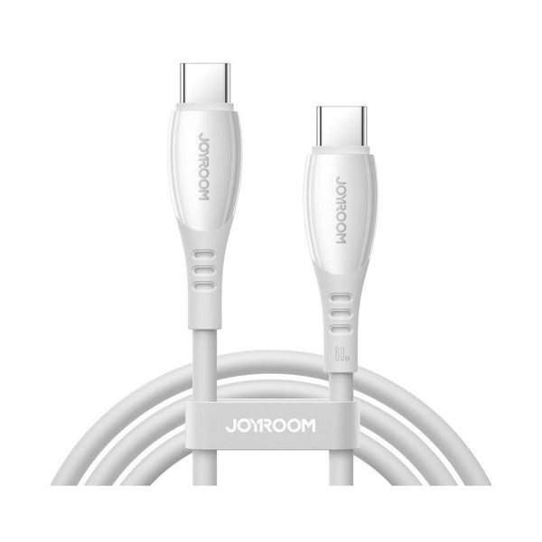 Joyroom S-A59 Vibrant Series charging and data cable, Type-C to Type-C, 60W, 1.2m, White