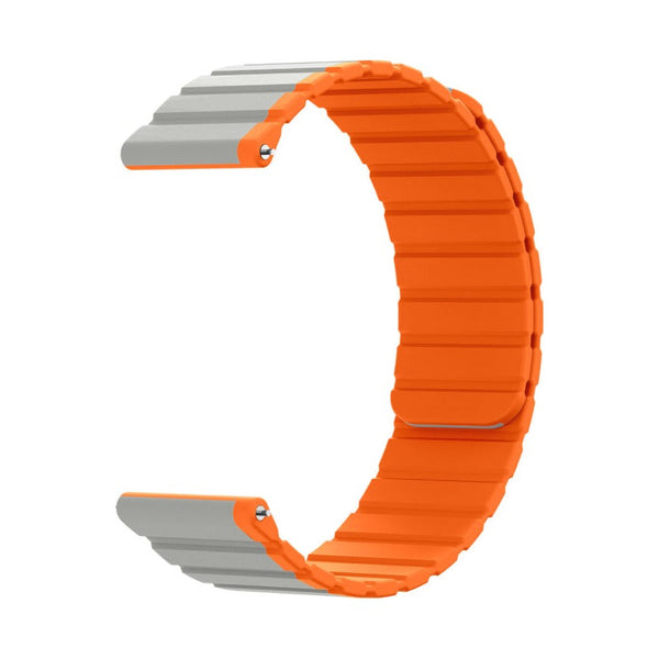 Wiwu - 42/44/45/49 Magnetic Silicone Watch Band Wi-Wb001 Starlight+Orange