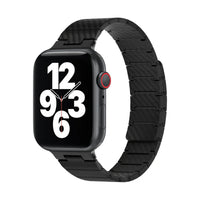 WiWU WI-WB009 Apple Watch Band 42-49mm - Carbon Fiber Magnetic Strap