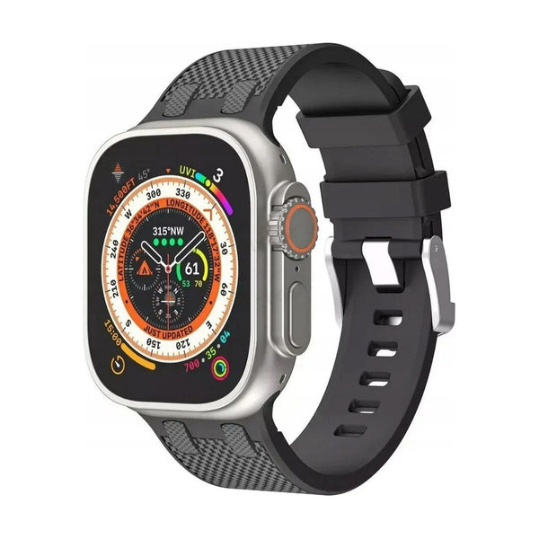 Wiwu - 42/44/45/49Mm Silicone Band Wb015 Black