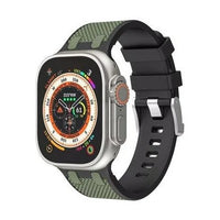 WiWU WB015 Apple Watch Band 42-49mm Green - Soft Silicone Strap