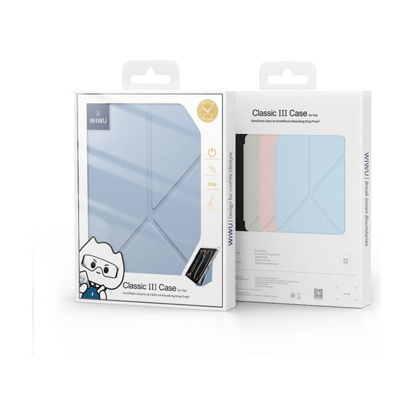 Wiwu - Gf-003 Classic Iii Case For Ipad 10.9/2022 - Light Blue