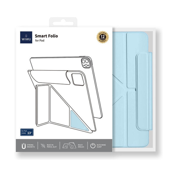 Wiwu - Ipad Pro 13 Blue Smart Folio Case