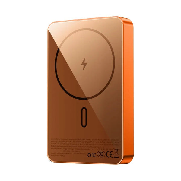 Wiwu - Thin Magnetic Power Bank 10000Mah, Orange