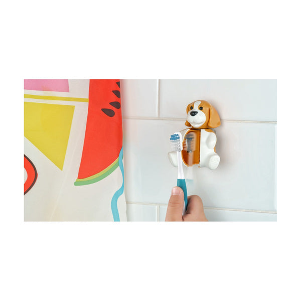 Flipper - Toothbrush Cover & Toothbrush Flp Fun Animal Combo Pack / Beagle