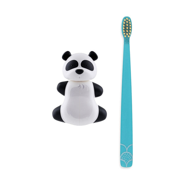 Flipper - Toothbrush Cover & Toothbrush Flp Fun Animal Combo Pack / Panda