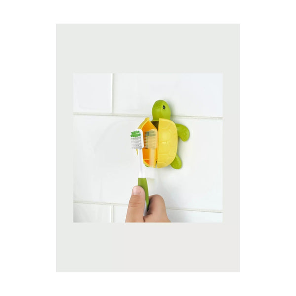 Flipper - Toothbrush Cover & Toothbrush Flp Fun Animal Combo Pack / Turtle