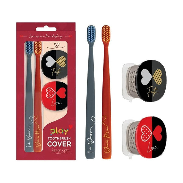 Flipper - Toothbrush Cover & Toothbrush Flp Play Ilove 2In1 Combo Pack / Simplicity