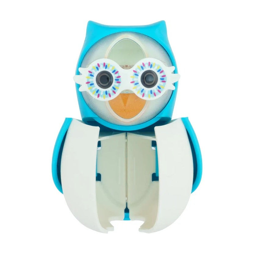 Flipper Owl Smarty Toothbrush Cover - Kids Holder With Sand Timer
