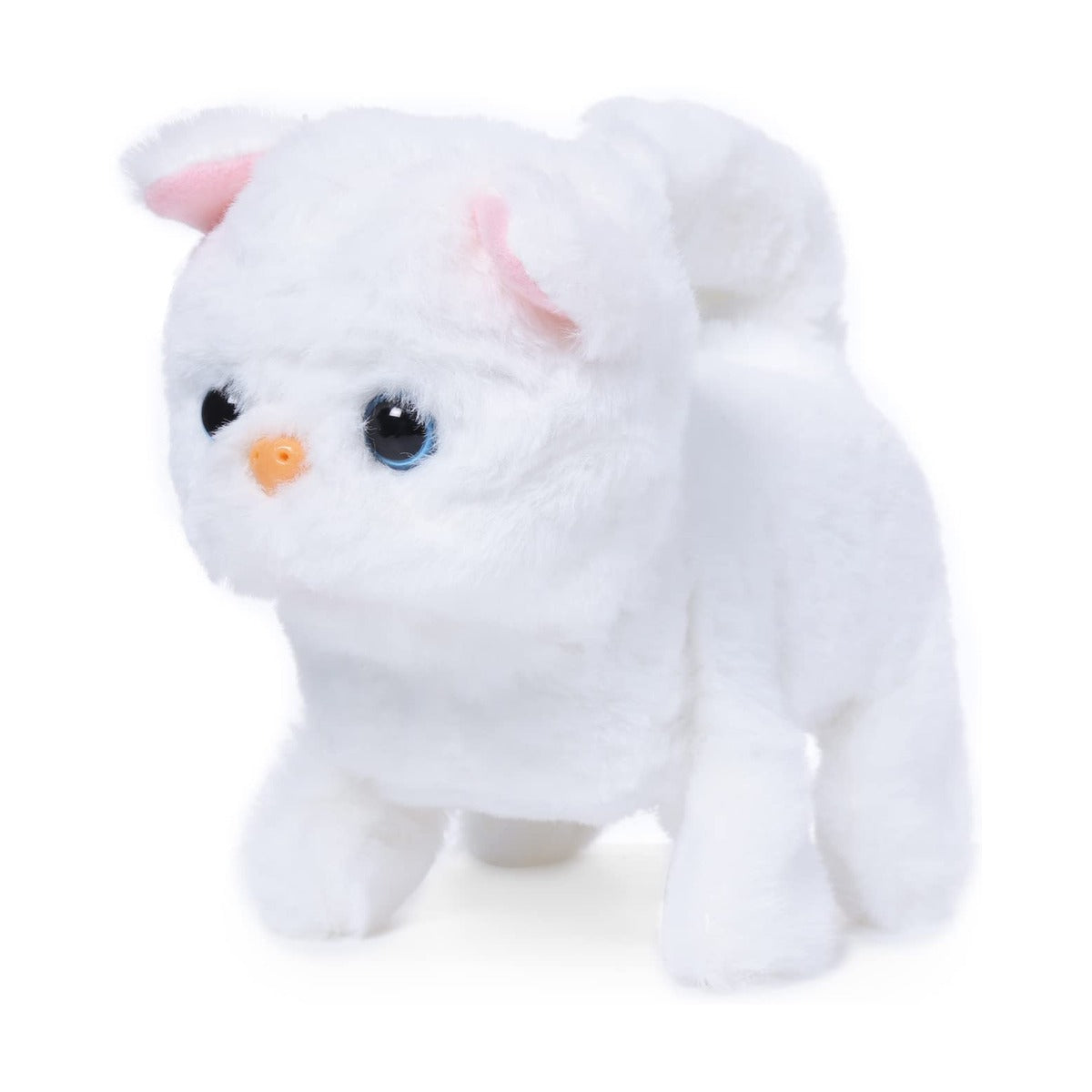Pugs At Play Walking Casper Interactive Cat Plush 6.5 Inch, Ages 3+
