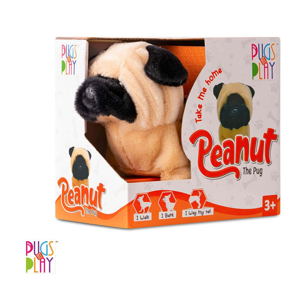 Pugs At Play Walking Pug 6.5In