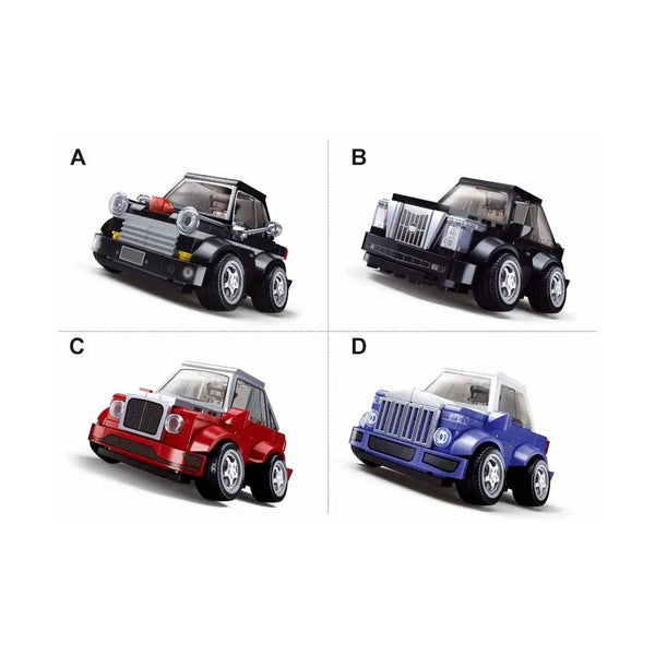 Sluban Mcar Hell of Flush Regal Car 4 Types - Mini Brick Pack