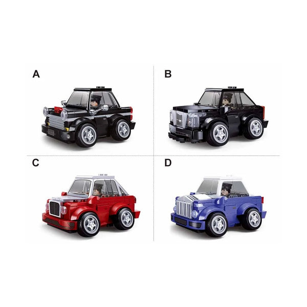 Sluban Mcar Hell of Flush Regal Car 4 Types - Mini Brick Pack