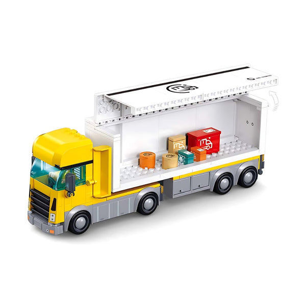 Sluban Metropolis Delivery Truck 269 Pieces - City Brick Building Set
