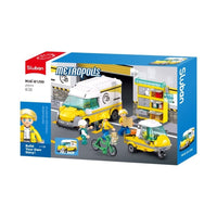 Sluban Metropolis Indoor Express City Brick Building Set