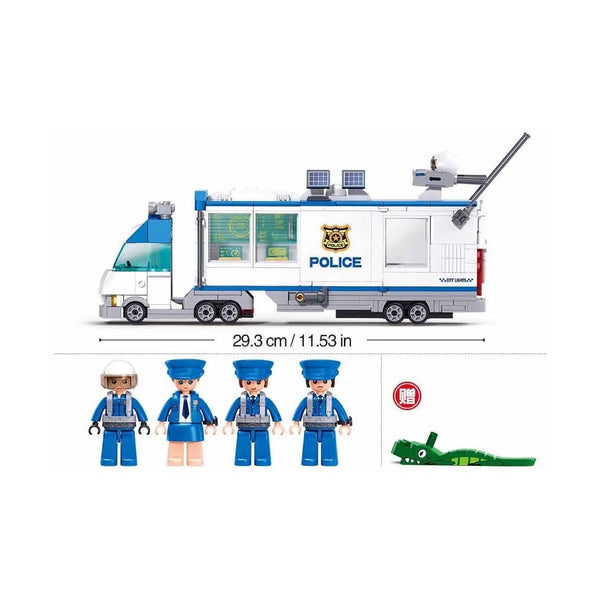 Sluban Metropolis Invasion Command Vehicle - Pull Back Brick Set