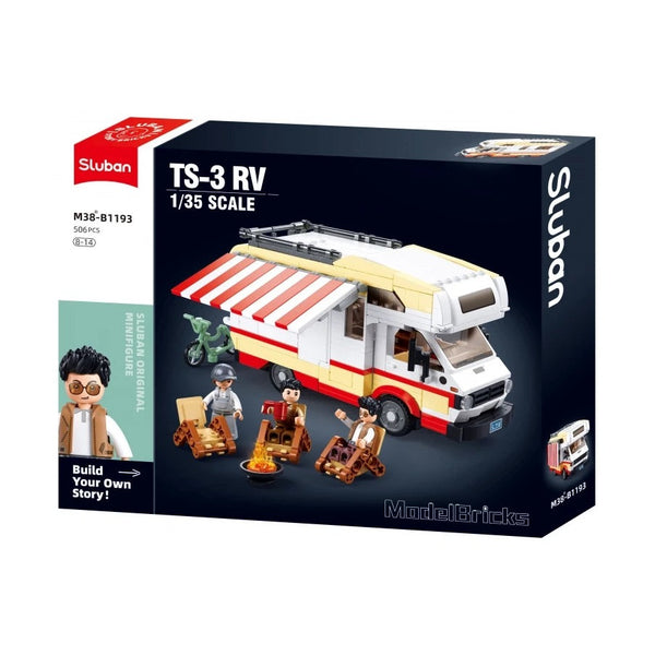 Sluban Modelbricks TS-3 RV 1/35 - 506 Piece Display Brick Model