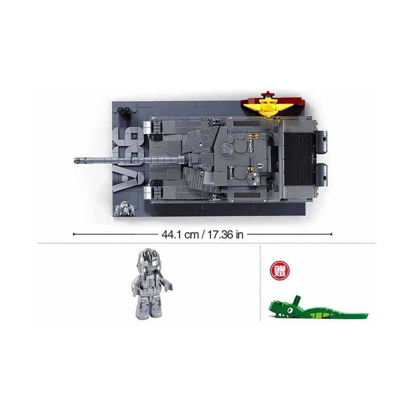 Sluban Modelbricks ZTZ-99A Tank Metal Coating - 1079 Piece Model