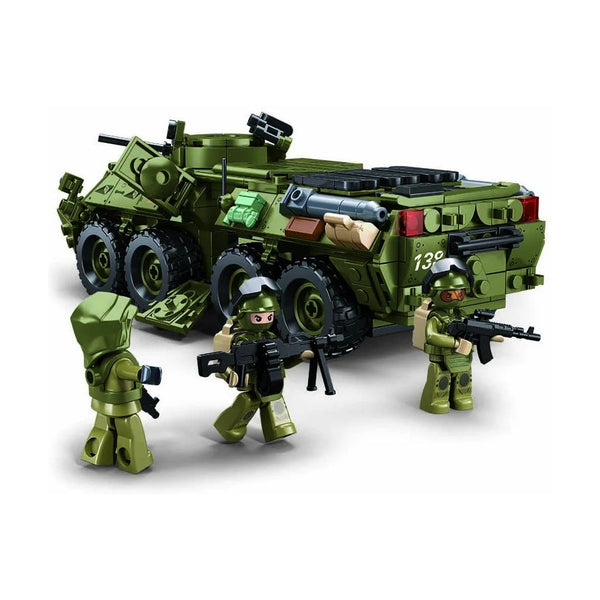 Sluban Modelbricks BTR-80A Infantry Fighting Vehicle - 611 Piece Kit