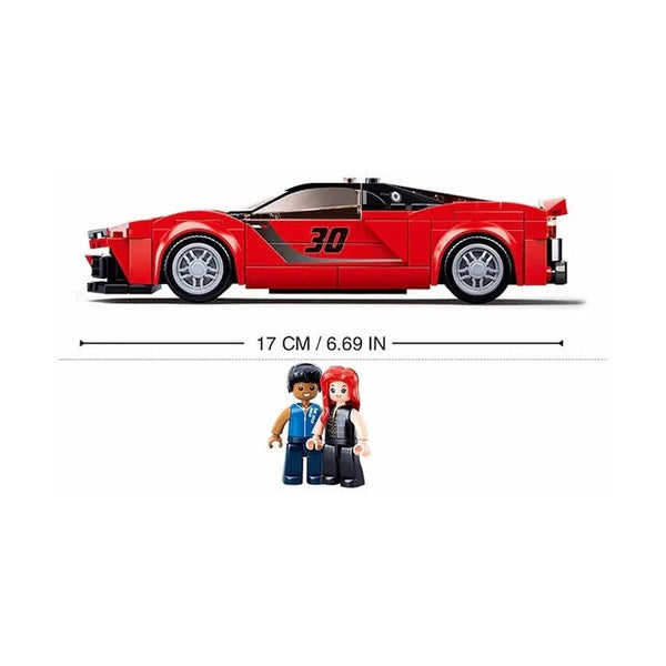 Sluban Modelbricks Racing Car 262 Pieces - Display Brick Model Kit