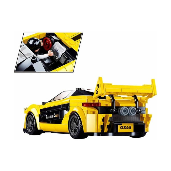 Sluban Modelbricks Racing Car 283 Pieces - Display Brick Model Kit