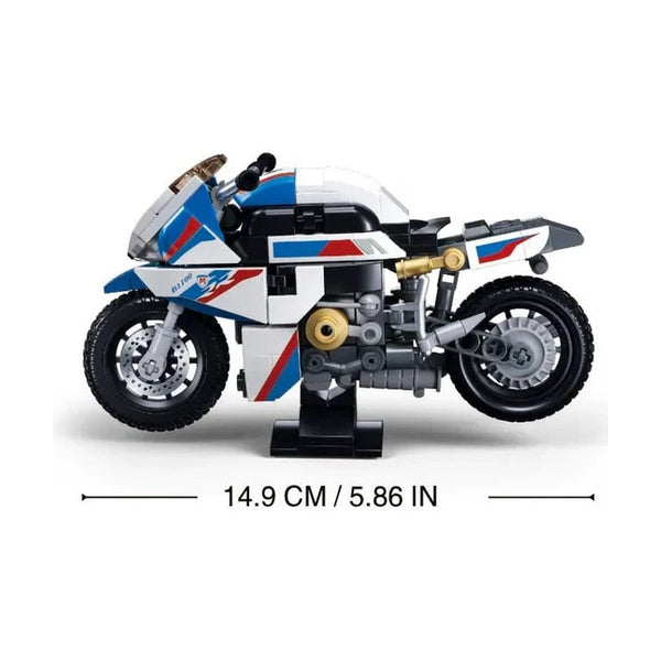 Sluban Modelbricks BMW S1000 RR Motorcycle 1/12 - 242 Piece Model