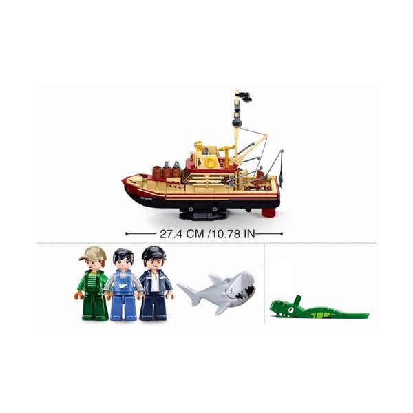 Sluban Modelbricks The Great Shark 592 Pieces - Display Brick Model