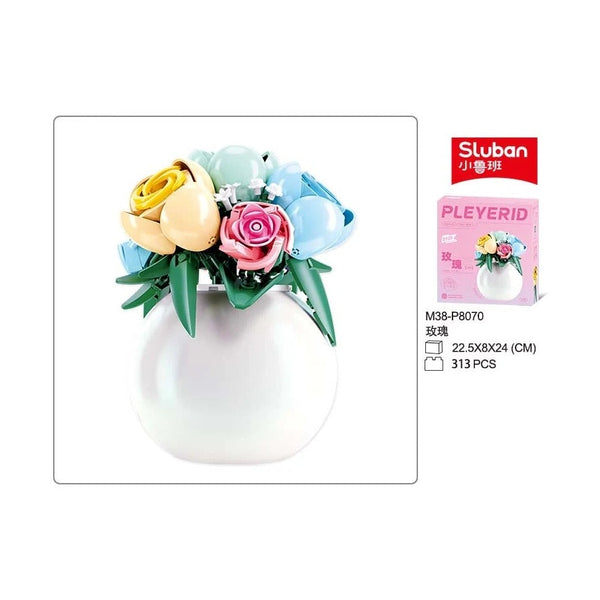 Sluban - Pleyerid - Roses 313Pcs
