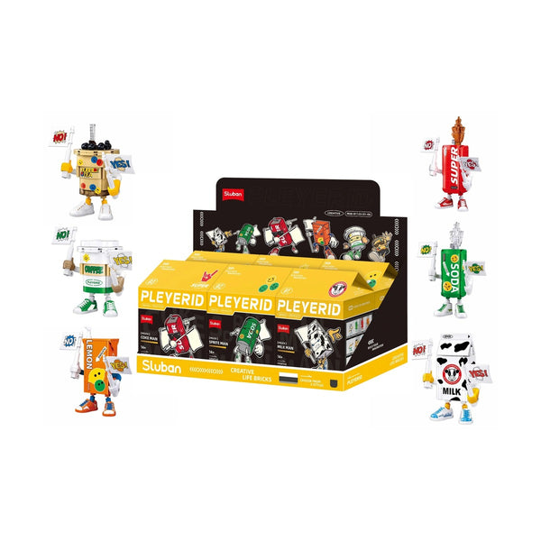 Sluban - Pleyerid-Beverage Man(6 Boxes In 1 Display Box)-1