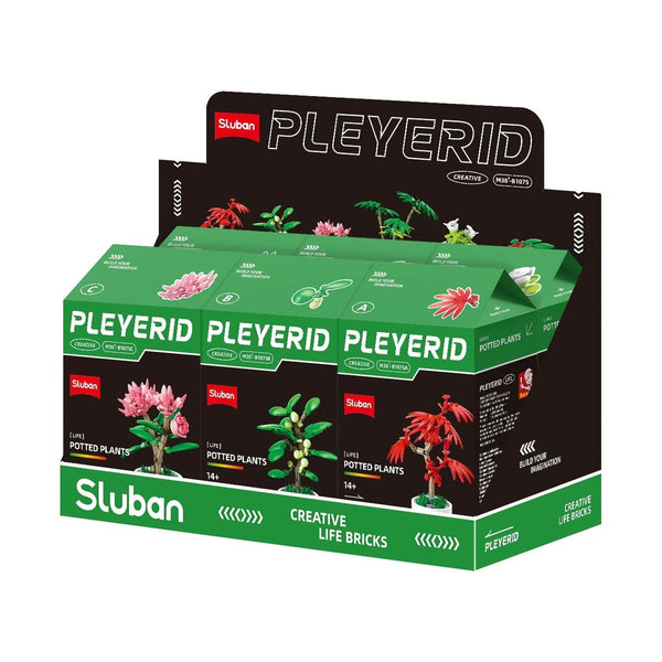 Sluban - Pleyerid-Potted Plants(6 Boxes In 1 Display Box)-1
