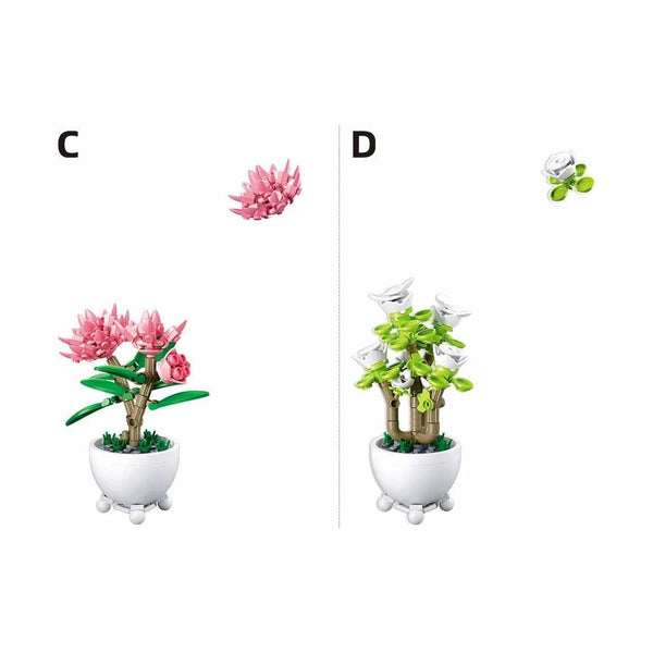 Sluban - Pleyerid-Potted Plants(6 Boxes In 1 Display Box)-3