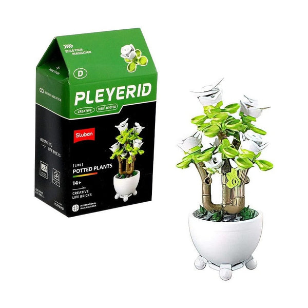 Sluban - Pleyerid-Potted Plants(6 Boxes In 1 Display Box)-4