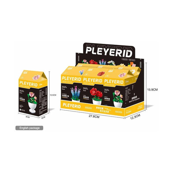 Sluban - Pleyerid-Potted Plants(6 Boxes In 1 Display-1