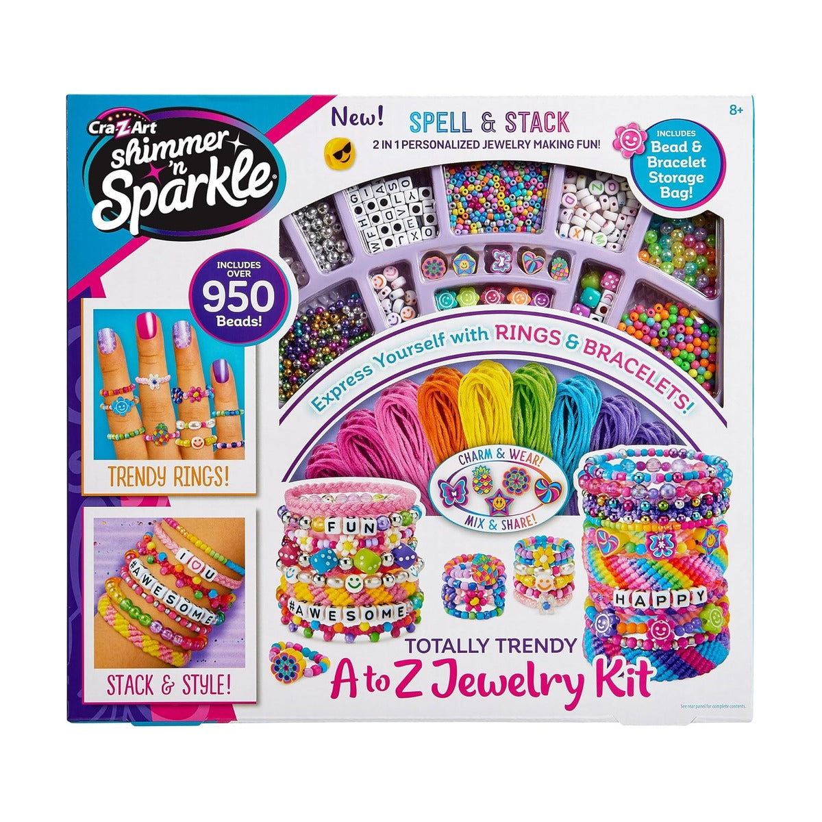 CraZart Shimmer N Sparkle A To Z Jewelry Making Kit